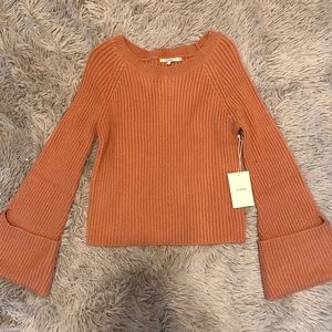 BRAND NEW Tularosa peach colored sweater